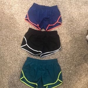 Lot of 3 Lined Danskin Shorts - Medium